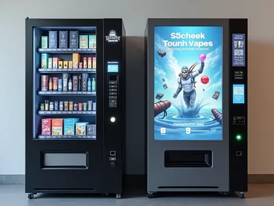 Comparativa de máquinas de vending con pantalla táctil y con botones